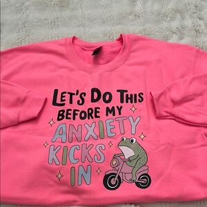 Gildan Pink Heavy Blend Sweatshirt